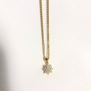 Diamond Necklace | 18k Gold Filled
